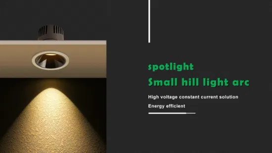 Регулируемый потолочный встраиваемый светодиодный светильник мощностью 10 Вт Deep Anti